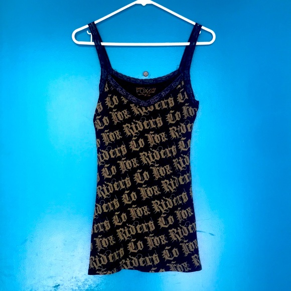 Fox Tops - Fox Riding Co Girls Tank XLarge